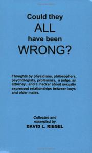 File:Cover- Could They All Have Been Wrong- David Riegel.jpg
