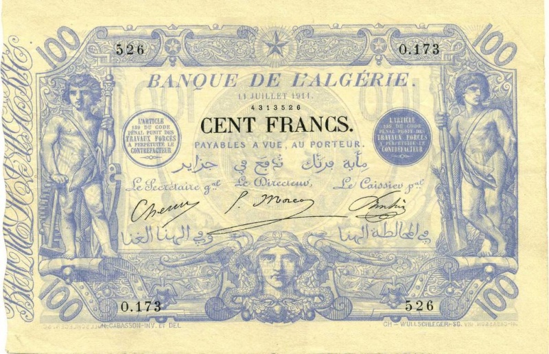 File:(Algérie) 1911 Cent francs A 800x516.jpg
