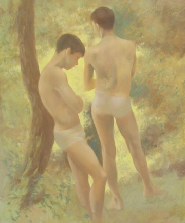 File:Robert R. Bliss - Two boys in the countryside.jpg