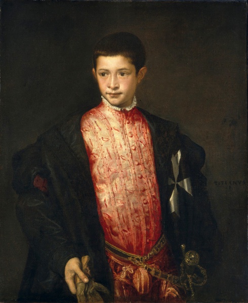 File:TIZIANO VECELLIO 1542 Ritratto di Ranuccio Farnese 1308x1600.jpg