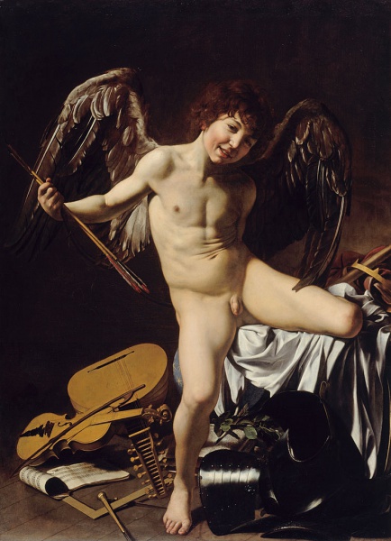 File:Caravaggio - Cupid as Victor - Google Art Project.jpg