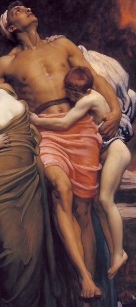 File:LEIGHTON Frederic 1891 And the sea gave up the dead which were in it (detail) 756x1704.jpg