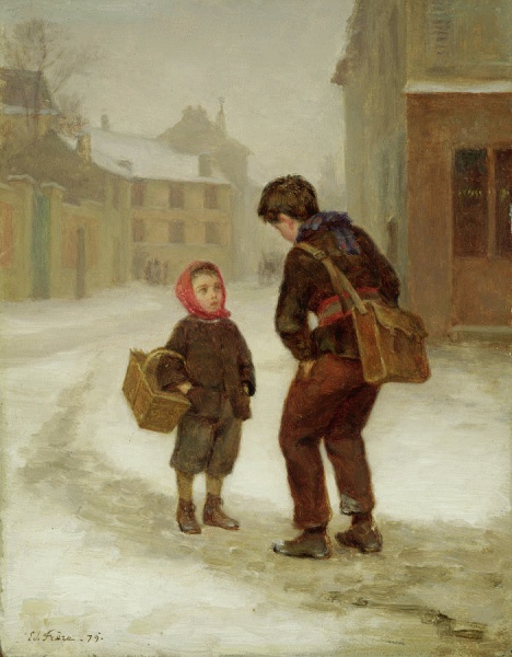 File:FRÈRE Pierre-Édouard 1879 Sur le chemin de l'école 702x900.jpg