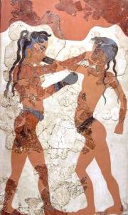Thumbnail for File:(Akrotiri) -1650c Boxing boys fresco 1224x2055.jpg