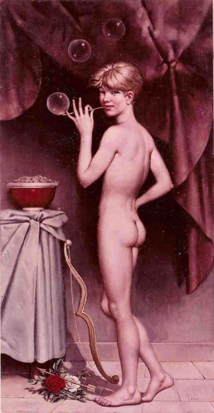 File:Gaston Goor - Eros with bow blowing bubbles.png