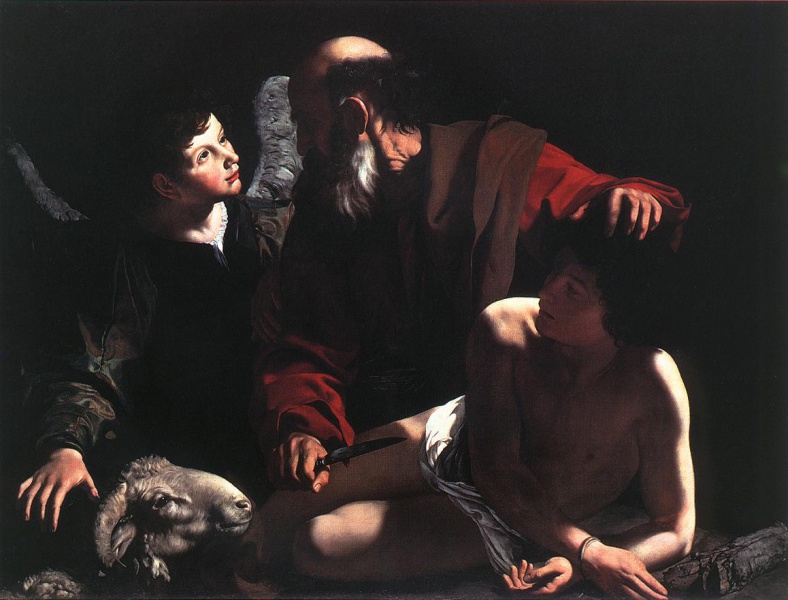 File:CARAVAGGIO 1598c Sacrificio di Isacco (Princeton) 1158x881.jpg