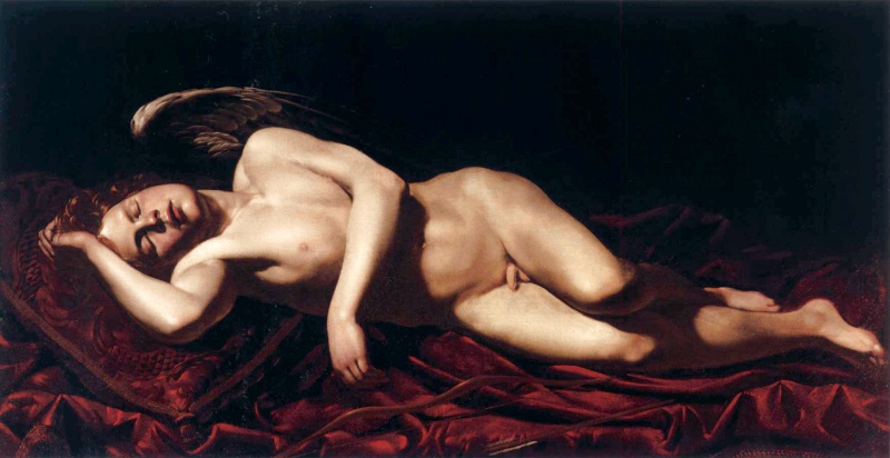 File:CARACCIOLO Giovanni Battista (attrib) 1620c Cupido dormiente 1747x900.jpg