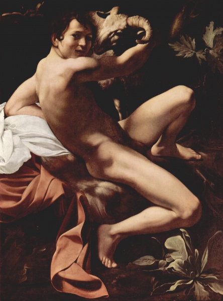 File:CARAVAGGIO 1602 San Giovanni Battista giovane con un montone (Galleria Doria Pamphilj) 2024x2734.jpg