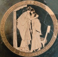 Thumbnail for File:BRISEIS PAINTER -480c Man kissing a boy (Louvre G278) 2240x2180.jpg