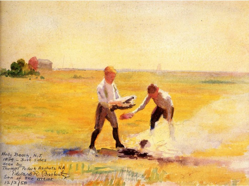File:ANSHUTZ Thomas Pollock 1894 Boys by a fire 970x724.jpg