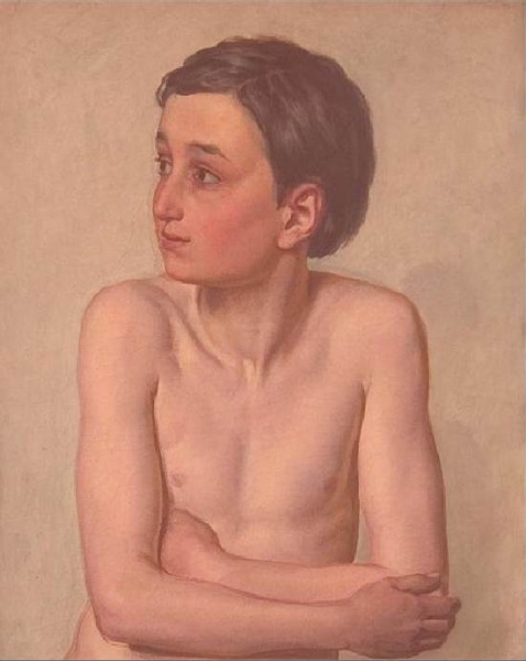 File:ИВАНОВ Александр Андреевич 1845c Полуфигура обнаженного мальчика с темными волосами 550x690.jpg