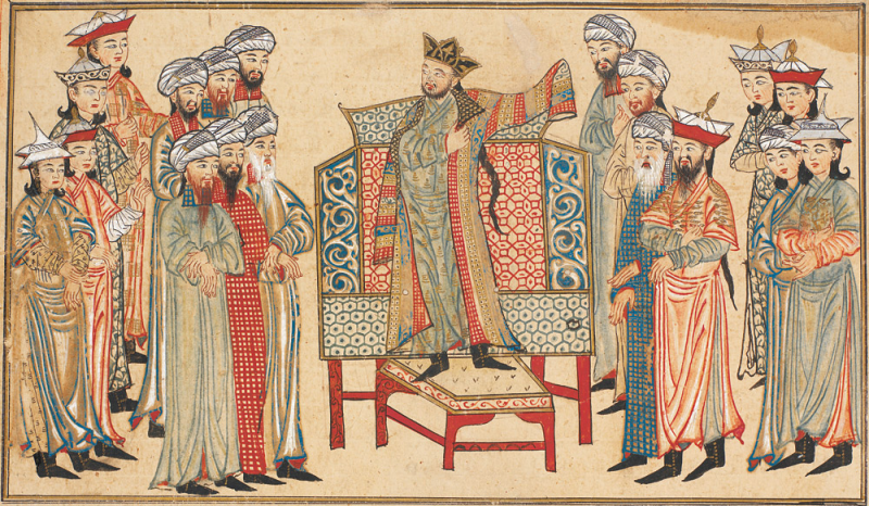 File:Mahmud in robe from the caliph.png