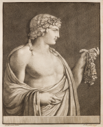Nicolaus Mosman and Niccolò Mogalli - Engraving after an ancient Roman marble bas-relief of Antinous as Vertumnus, the god of seasons. From Unpublished Ancient Monuments, Explained and Illustrated by Johann Joachim Winckelmann, 1767.png