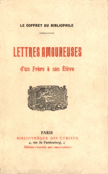 File:Lettres amoureuses d'un frère à son élève (couverture 1911) 1087x1760.jpg