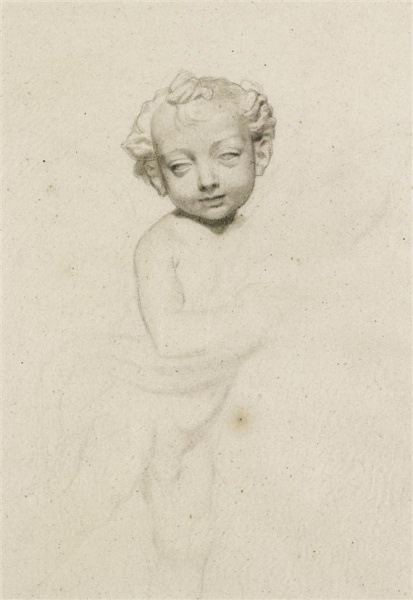 File:ANKER Albert 1910c Zeichnung nach dem geflügelten Knaben von Andrea del Verrocchio 570x828.jpg