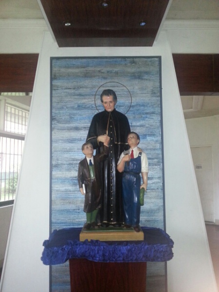 File:Don Bosco statue at the Shrine of Mary Help of Christians in Calamba, Laguna.jpg