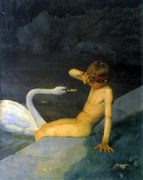 File:TALAVERA Leoncio 1878 Niño con cisne 500x628.jpg