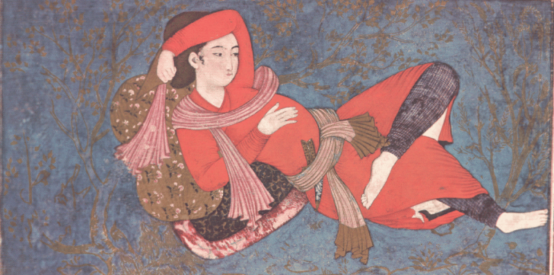File:Reclining Youth. Persian miniature painting. Iran, first third of the 17th century.png
