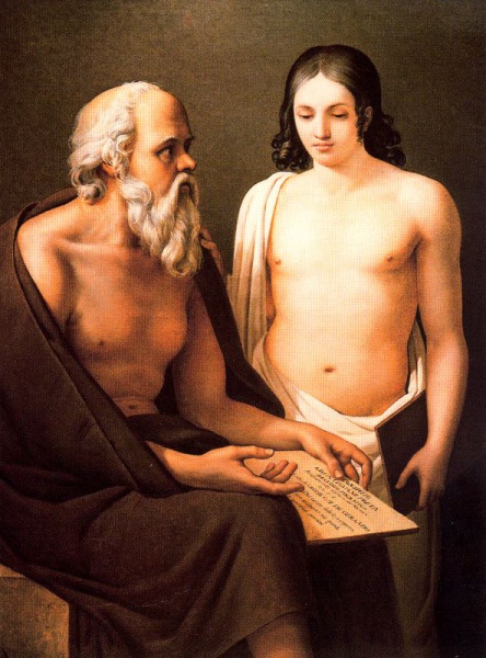 File:APARICIO José 1811 Sócrates enseñando a un joven 592x800.jpg