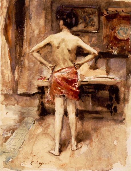 File:SARGENT John Singer 1879c The model 1845x2401.jpg