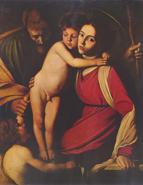 File:CARAVAGGIO 1606c Sacra Famiglia con San Giovanni Battista 2024x2632.jpg